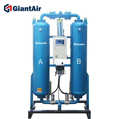 Giantair 28m3/Min 1000cfm Heatless Adsorption Air Dryer for High Pressure and Lower Pressure Screw Compressor