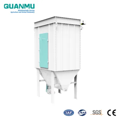 Square High Pressure Jet Round Bag Industrial Air Dust Filtration System for Animal Feed Production Line Centralized Dedusting Machine