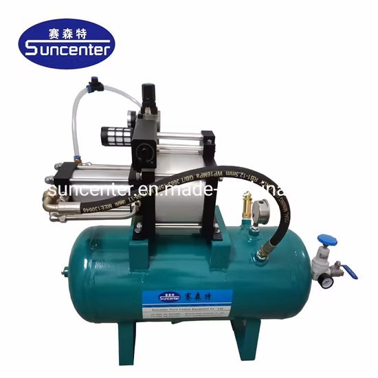 Suncenter Model: Dgva05 5: 1 Ratio Complete Air Pressure Amplifier System with 20 L Tank and High Pressure Regulator