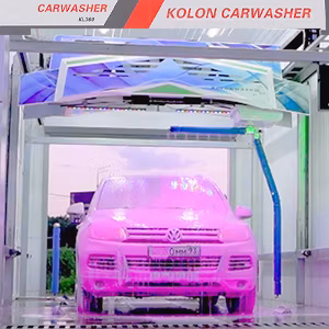 Risense full automatic high pressure brush washing 2022 tunnel car wash system price with air dryer