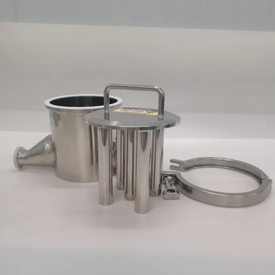 Customised Food Industry Stainless Steel Fuel Magnet Filter Strong Separation Use Liquid Magnetic Trap Filter
