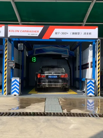 Risense full automatic high pressure brush washing 2022 tunnel car wash system price with air dryer