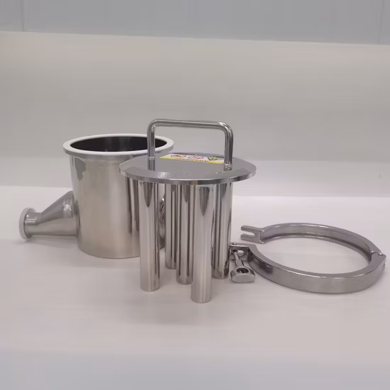 Customised Food Industry Stainless Steel Fuel Magnet Filter Strong Separation Use Liquid Magnetic Trap Filter