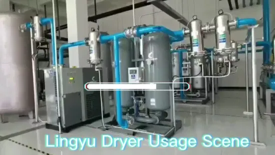 Lingyu Brand 25bar 40 Bar 60bar Refrigeration Type Air Compressor Dryer Equipment High Pressure Refrigerated Air Dryer
