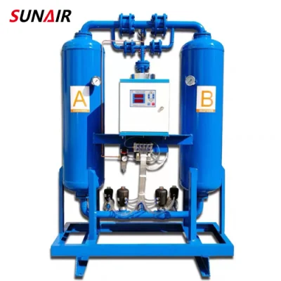 Heatless Adsorption Air Dryer 1.5m3 Heated Desiccant Compressed Air Dryer