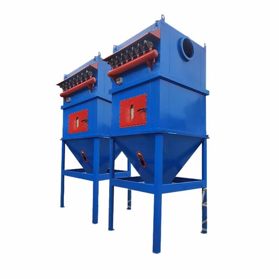 Cylinder High Pressure Jet Round Bag Industrial Air Dust Purification System for Animal Feed Processing Machinery Production Line